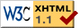 Valid XHTML
1.1!